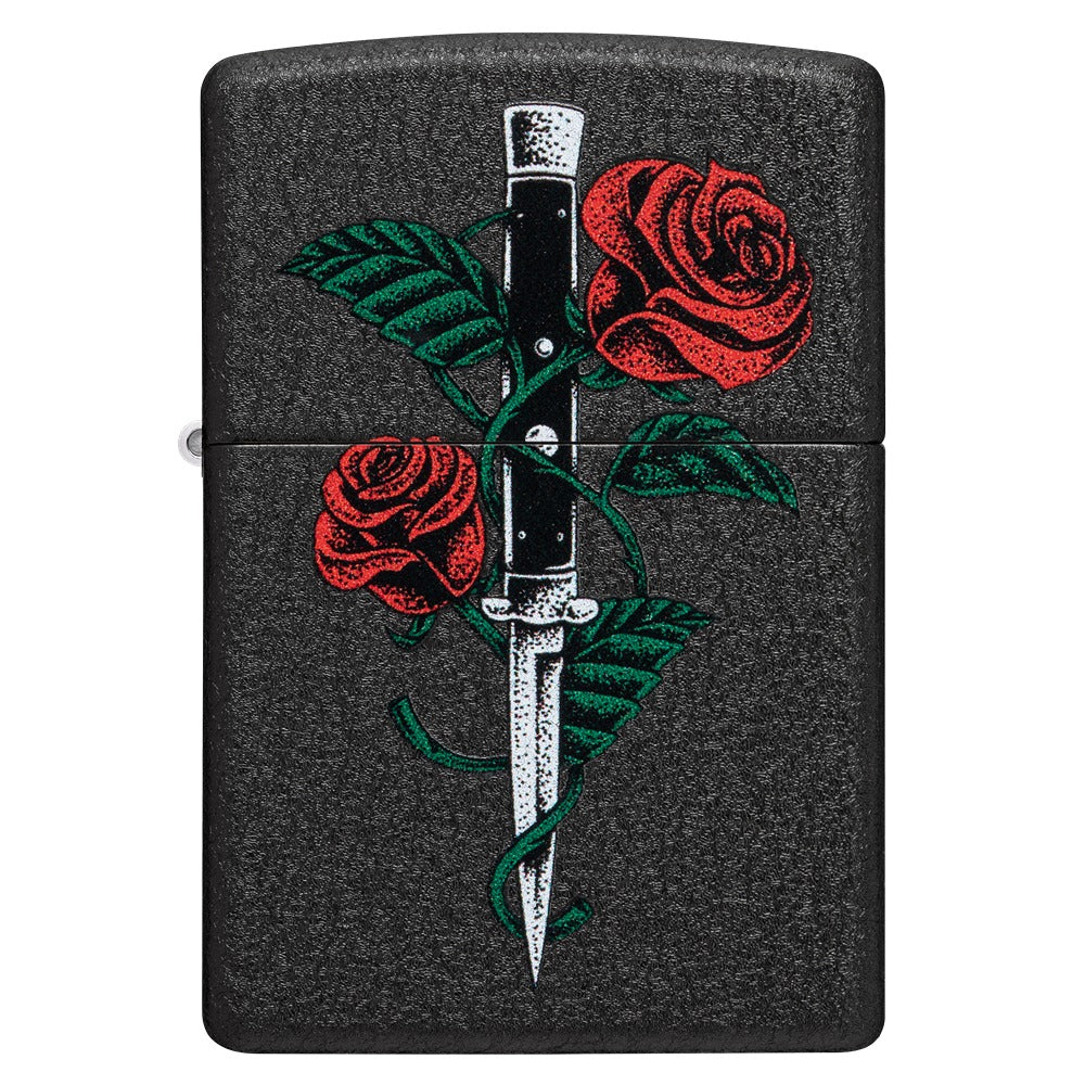 Zippo Upaljač 49778 Rose Dagger Tattoo Design – slika 9