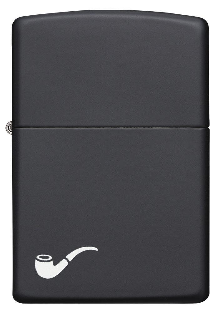 Zippo Upaljač 218PL Black Matte Pipe – slika 2