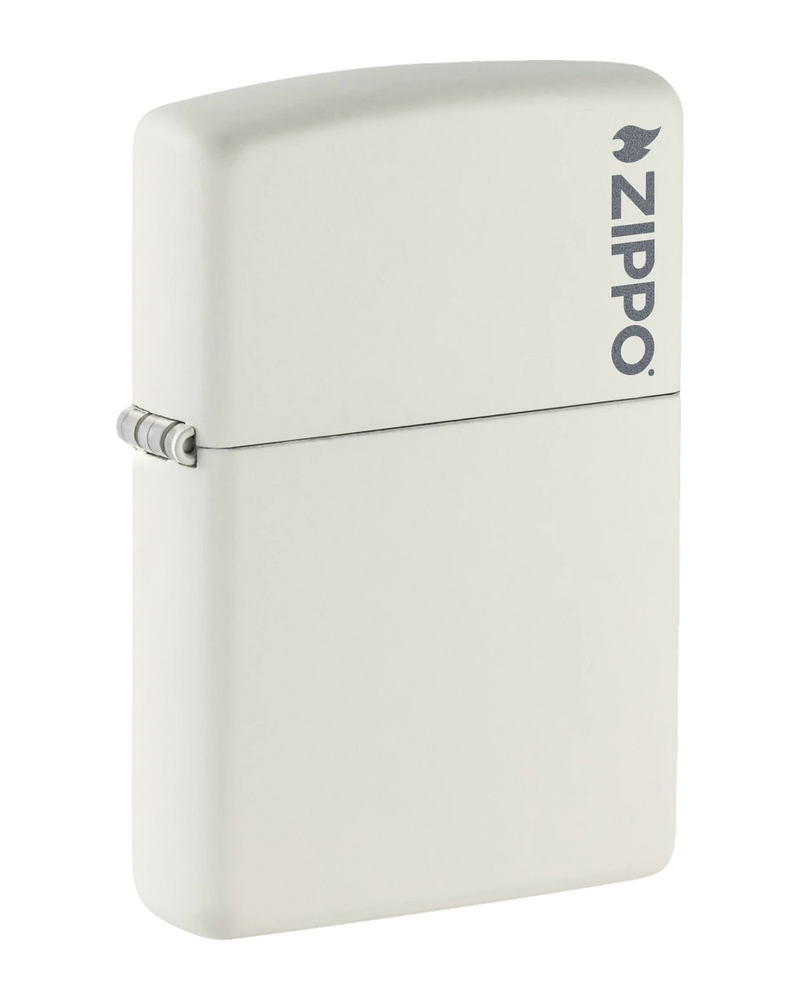 Zippo White Matte Upaljač sa Logom