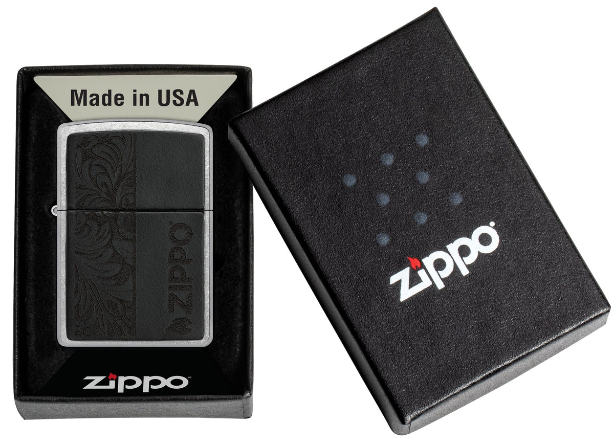 Zippo Upaljač 46919 Leather Emblem Design – slika 7