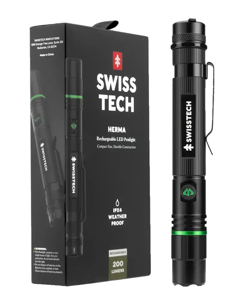 Swiss+Tech Herma Punjiva Baterijska Lampa 200 lm