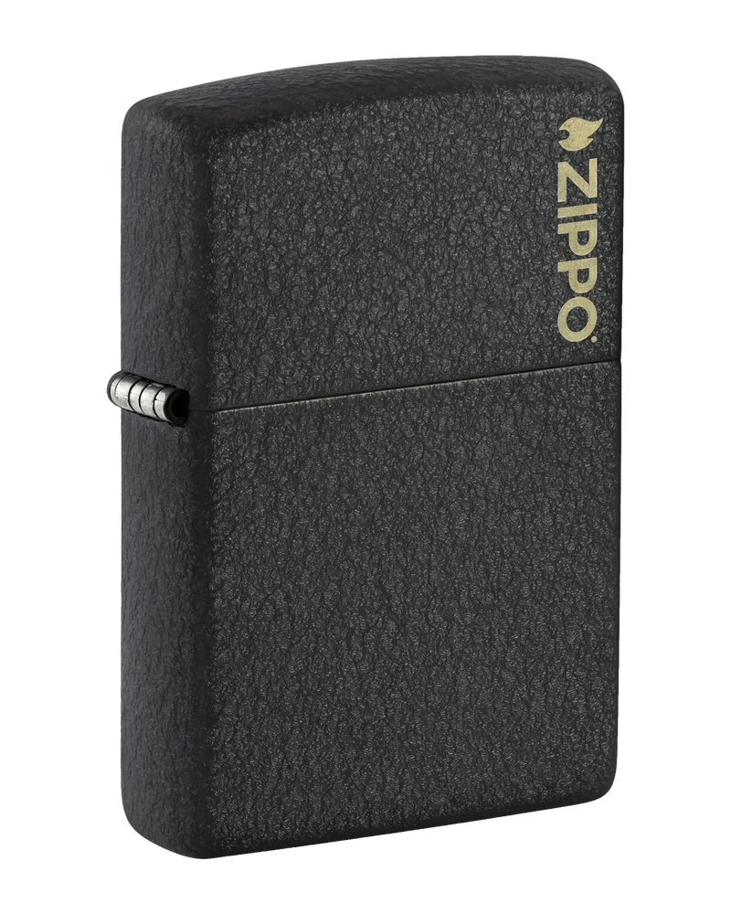 Zippo Classic Black Crackle Upaljač sa Logom