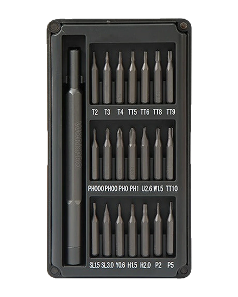 Workpro Precizni Šrafciger Set sa Aluminijumskom Drškom 21u1