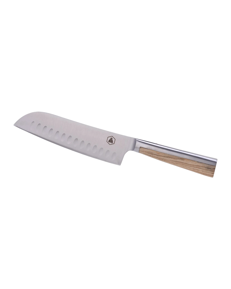 Laguiole Santoku Nož sa Drškom od Jasena i Čelika 17cm