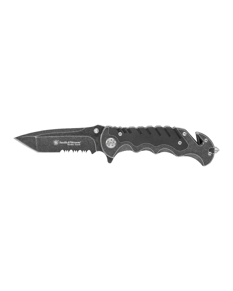 Smith & Wesson Border Guard Serrated Stonewash Sklopivi Džepni Nož