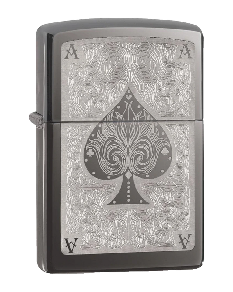 Zippo Ace Filigree Black Ice Benzinski Upaljač