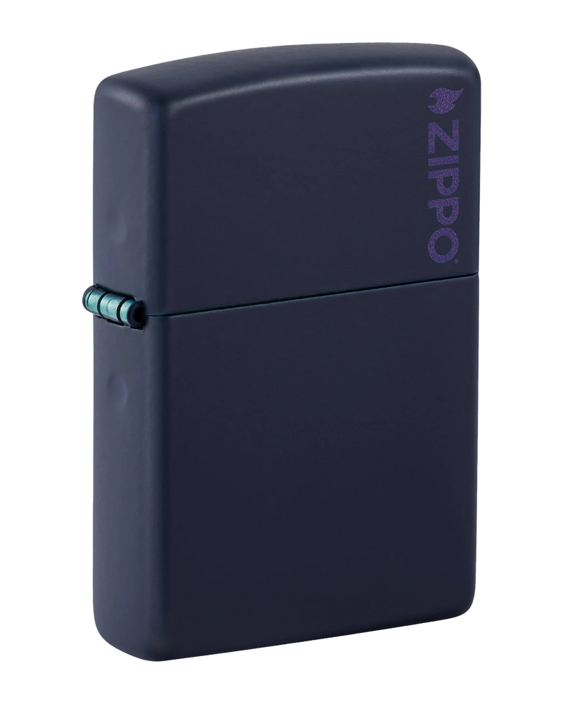 Zippo Navy Blue Matte Upaljač sa Logom