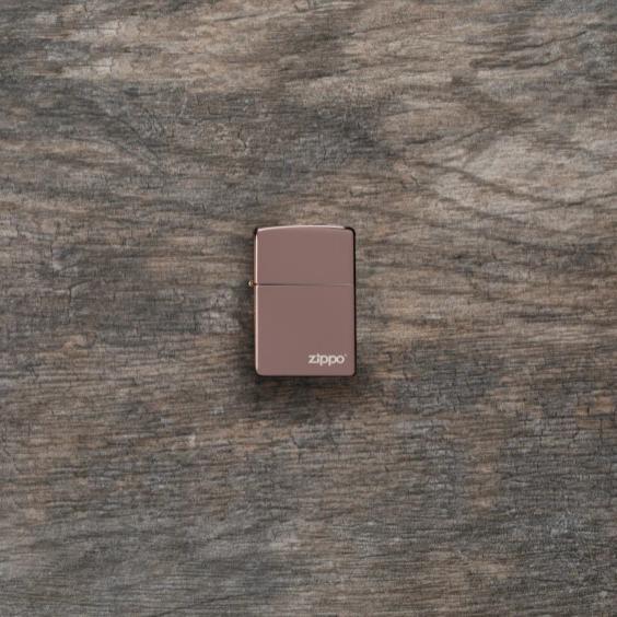 Zippo Upaljač 49190ZL High Polish Rose Gold sa Logom – slika 2