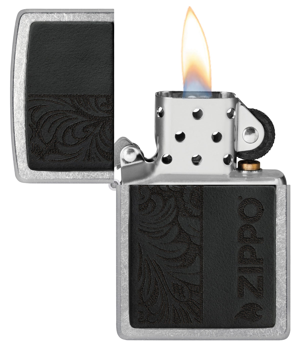 Zippo Upaljač 46919 Leather Emblem Design – slika 4