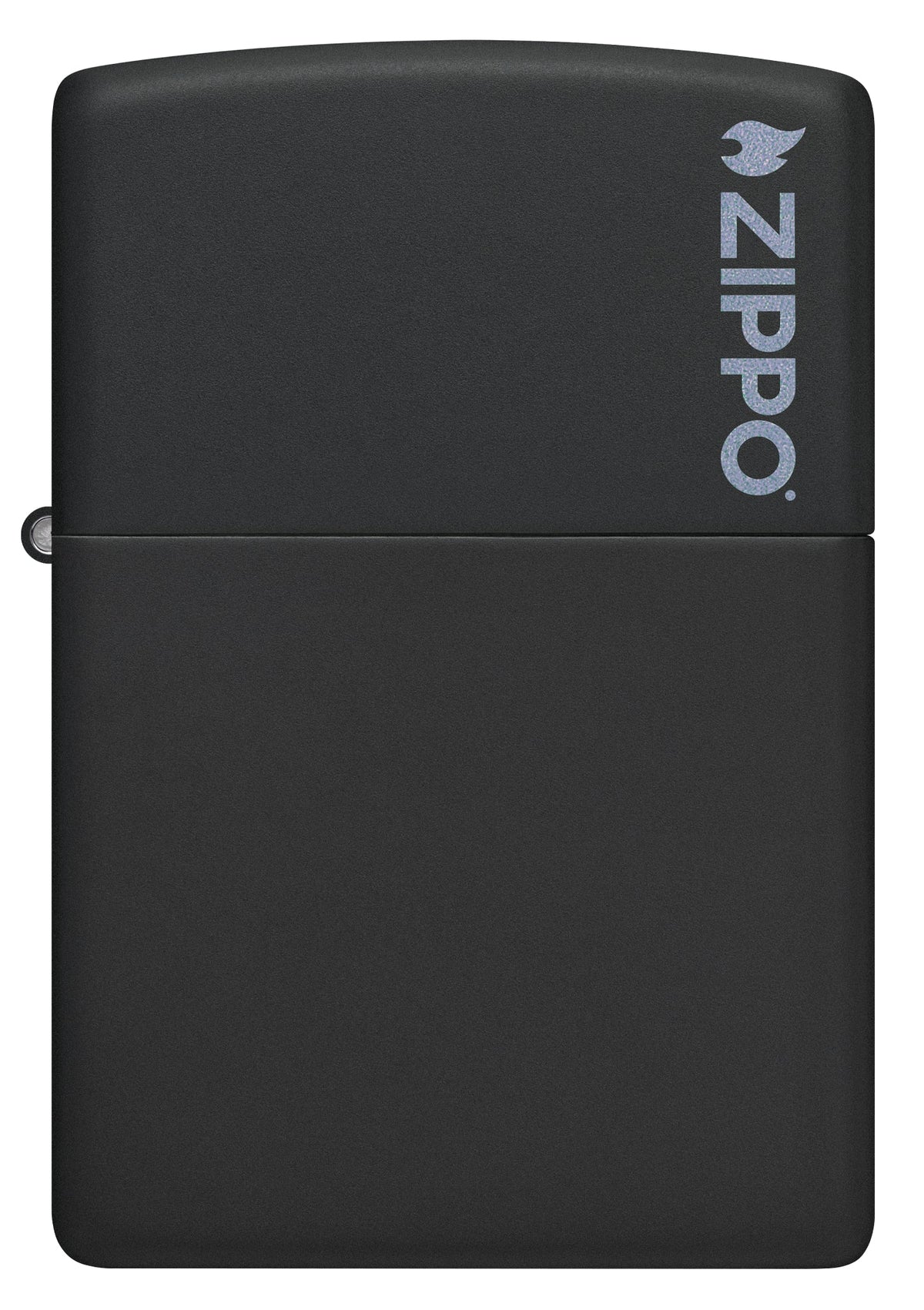 Zippo Upaljač 218ZL Black Matte sa Logom – slika 2