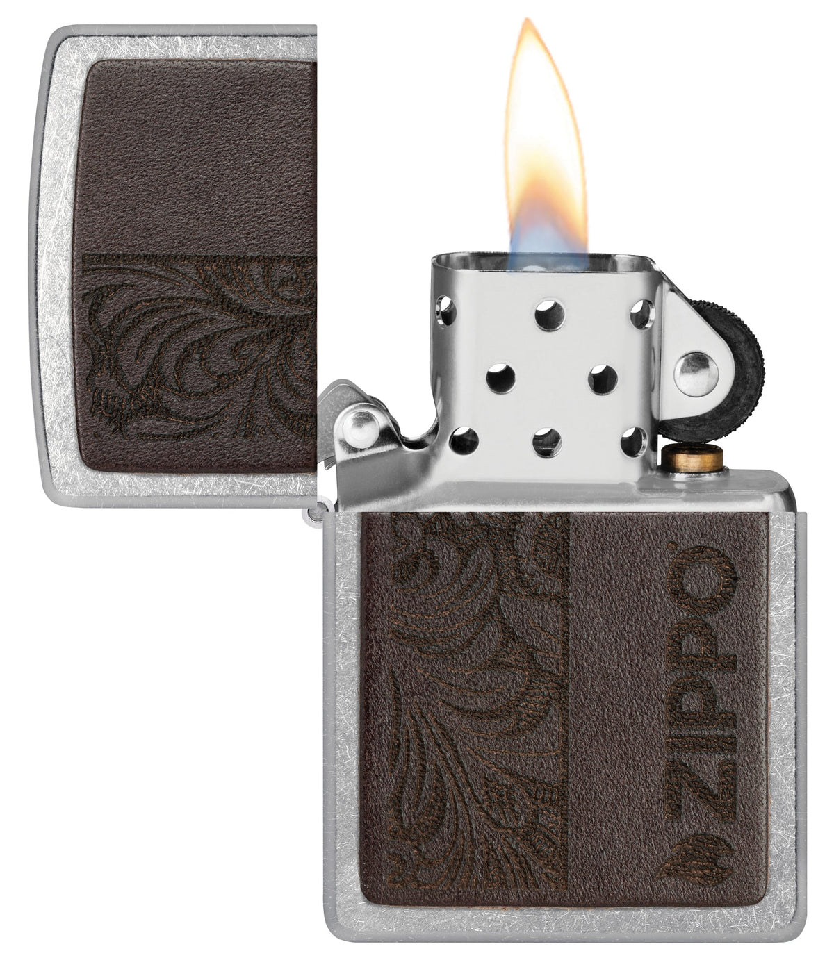 Zippo Upaljač 46920 Leather Emblem Design – slika 4