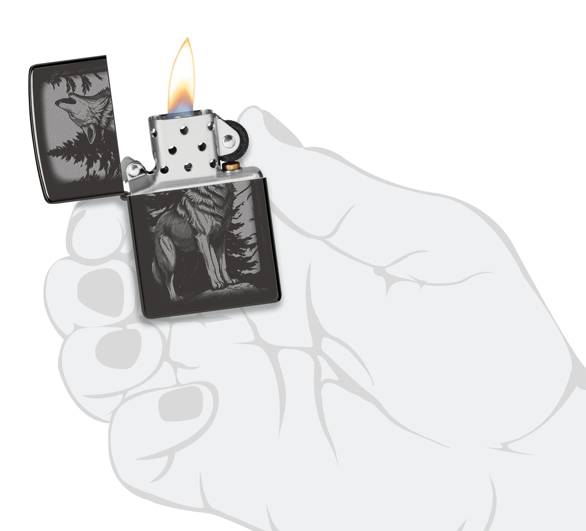 Zippo Upaljač Howling Wolf – slika 6