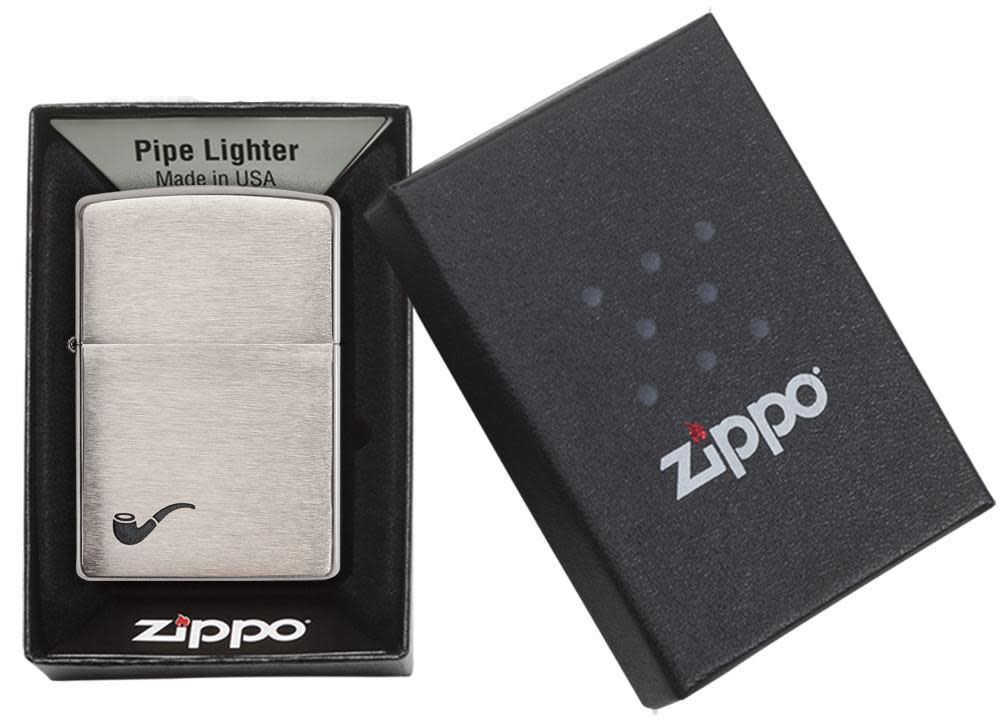 Zippo Upaljač 200PL Brush Finish Pipe – slika 5