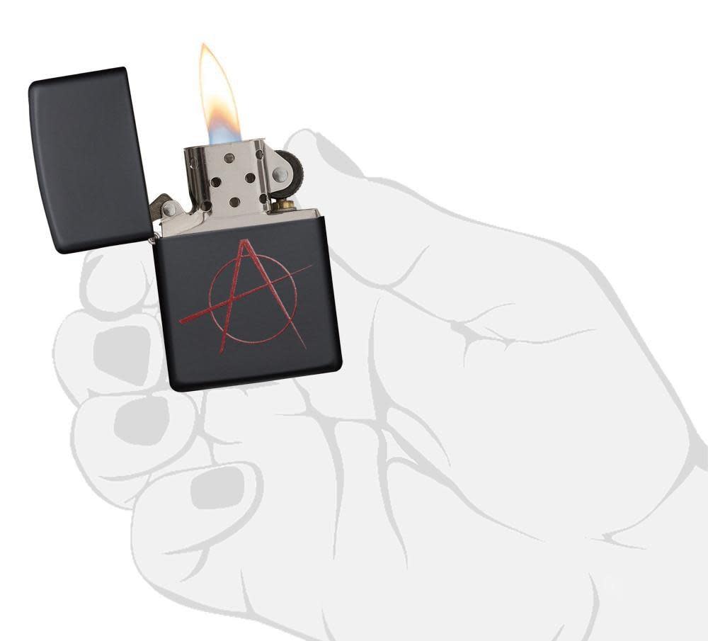 Zippo Upaljač 20842 Anarchy Black Matte – slika 3