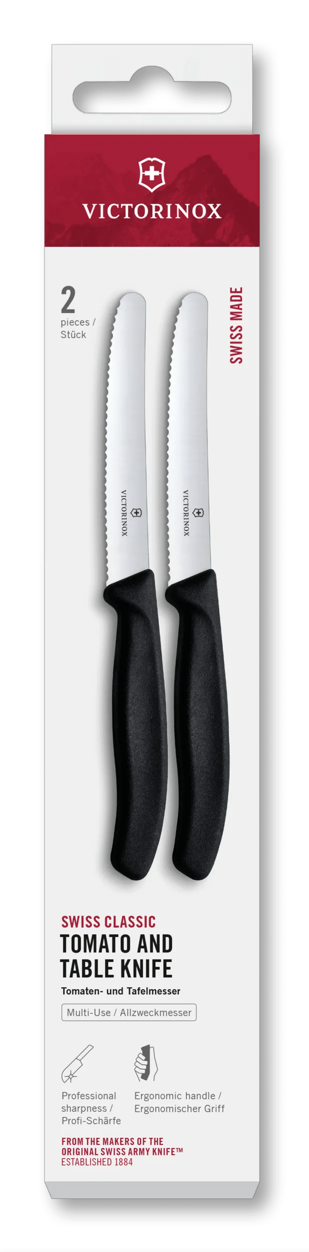 Victorinox Set Kuhinjskih Noževa 2/1 Nazubljeni 11cm