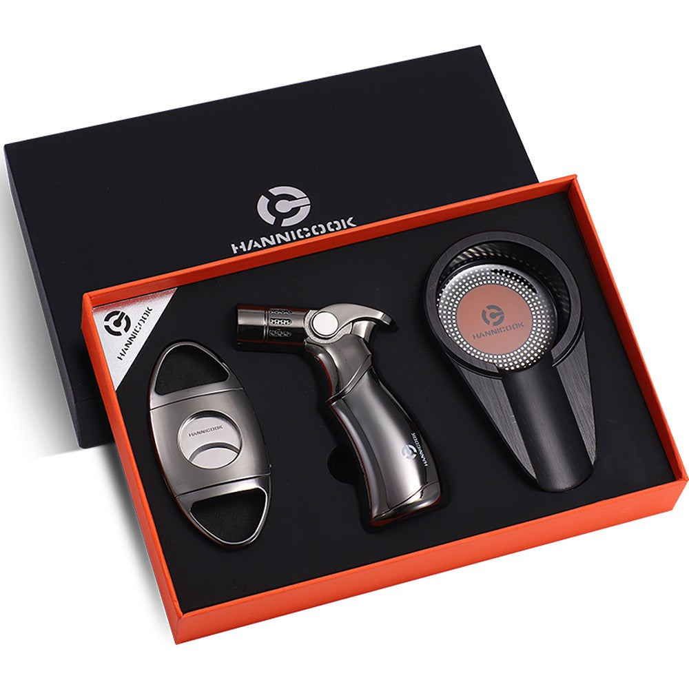 Hannicook Poklon Set Sekač, Upaljač i Pepeljara 659-001 – slika 3