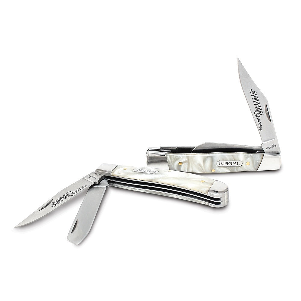 Schrade Imperial Sklopivi Džepni Nož Trapper Cracked Ice Veliki – slika 2
