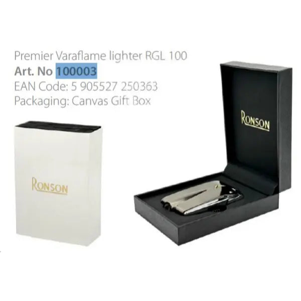 Ronson Upaljač Premier Vareflame Gun Metal Satin – slika 5