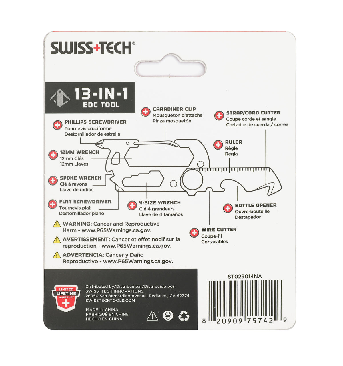 Swiss+Tech EDC Alat 13u1 – slika 8