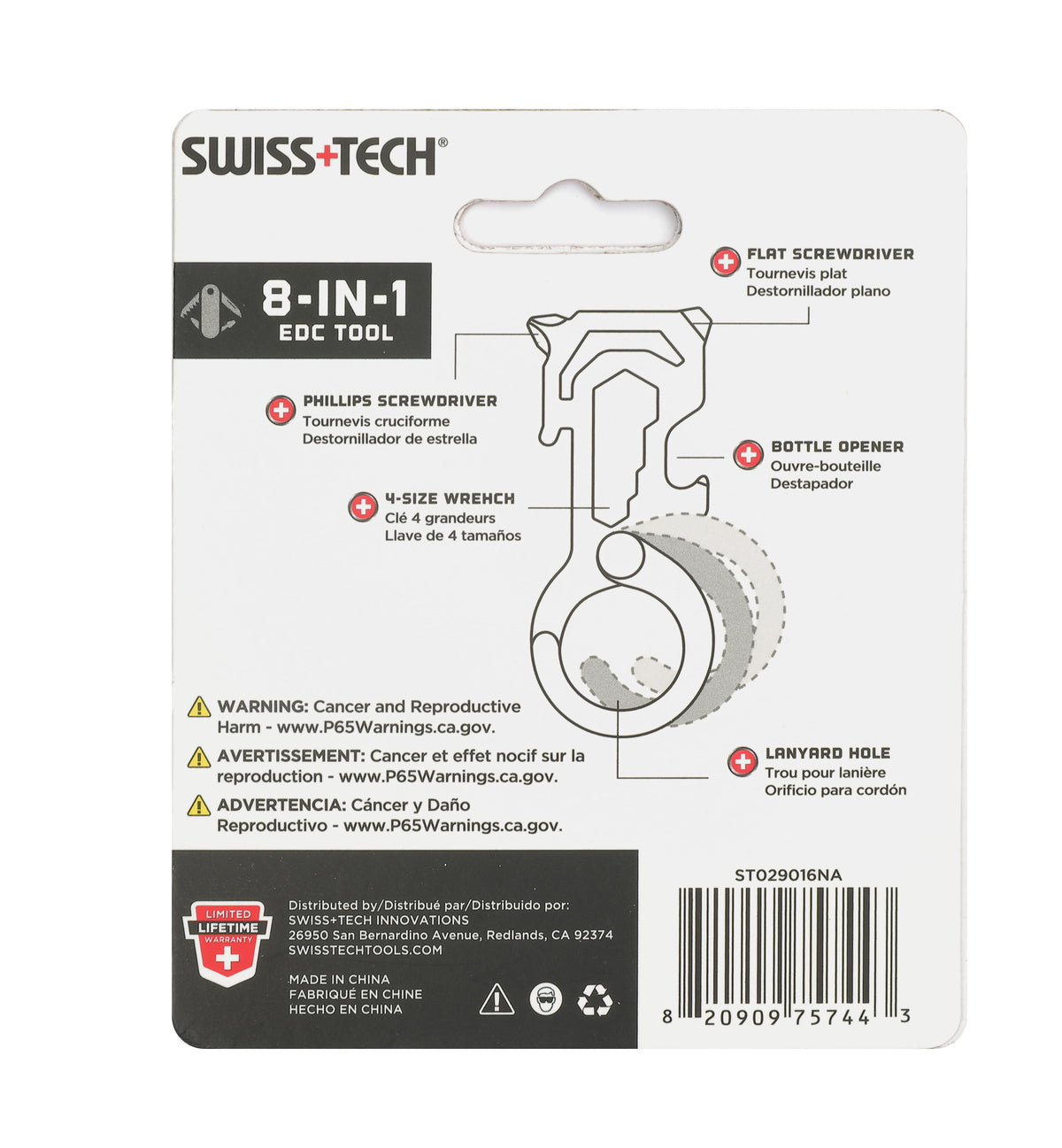 Swiss+Tech EDC Alat sa Karabinjerom 8u1 – slika 7