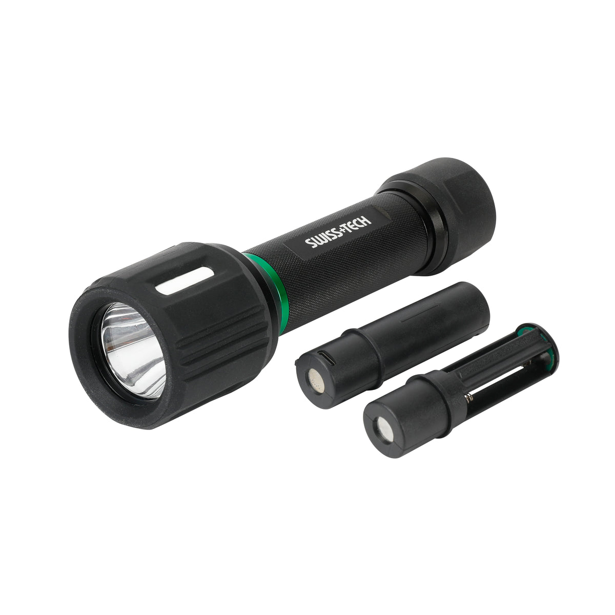 Swiss+Tech LED Punjiva Baterijska Lampa 3AAA&18650 – slika 3