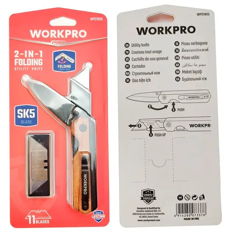 Workpro Sklopivi Nož i Skalpel 2u1 – slika 3