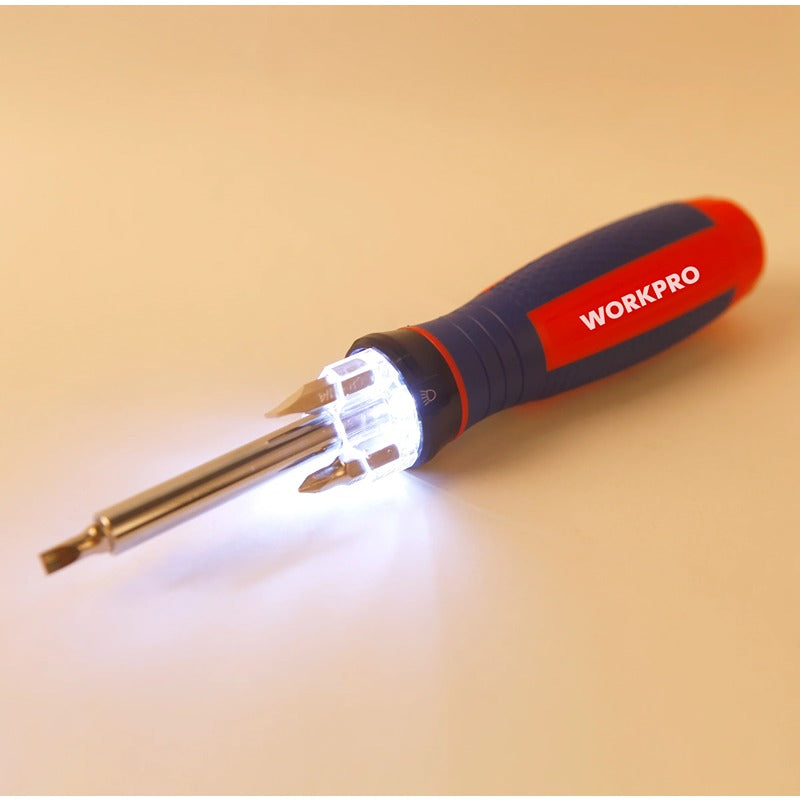 Workpro Šrafciger sa LED Svetlom 4u1 – slika 5