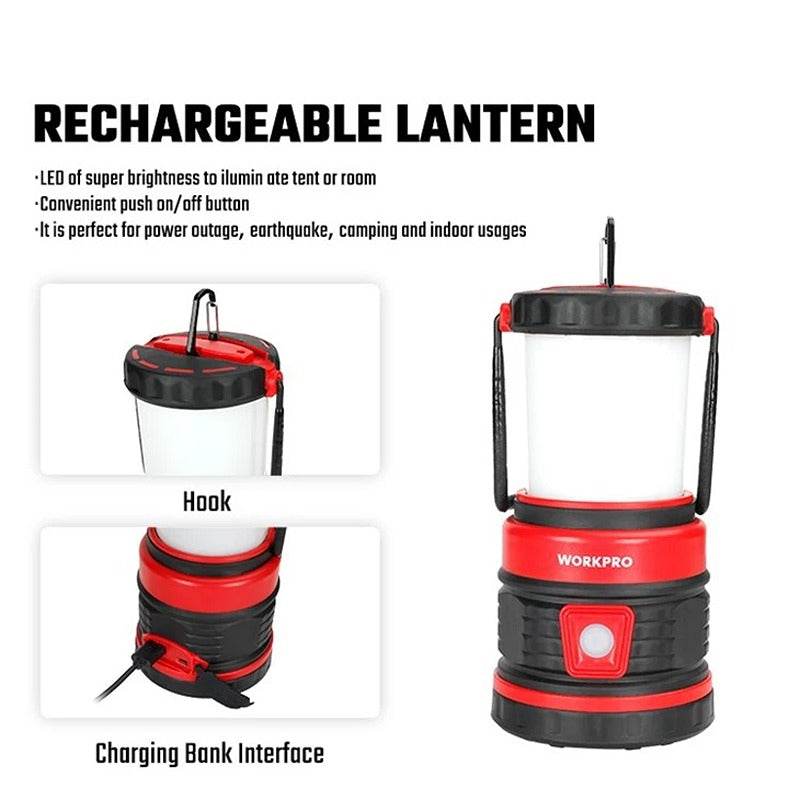 Workpro Punjivi LED Fenjer – slika 2