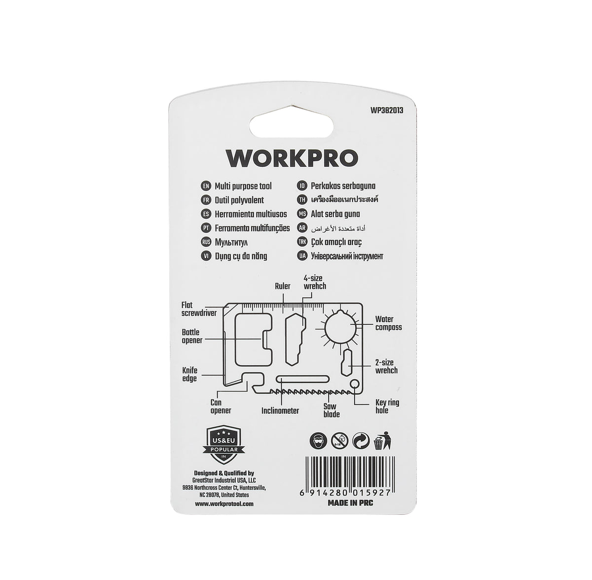 Workpro Džepni Alat 11u1 – slika 3