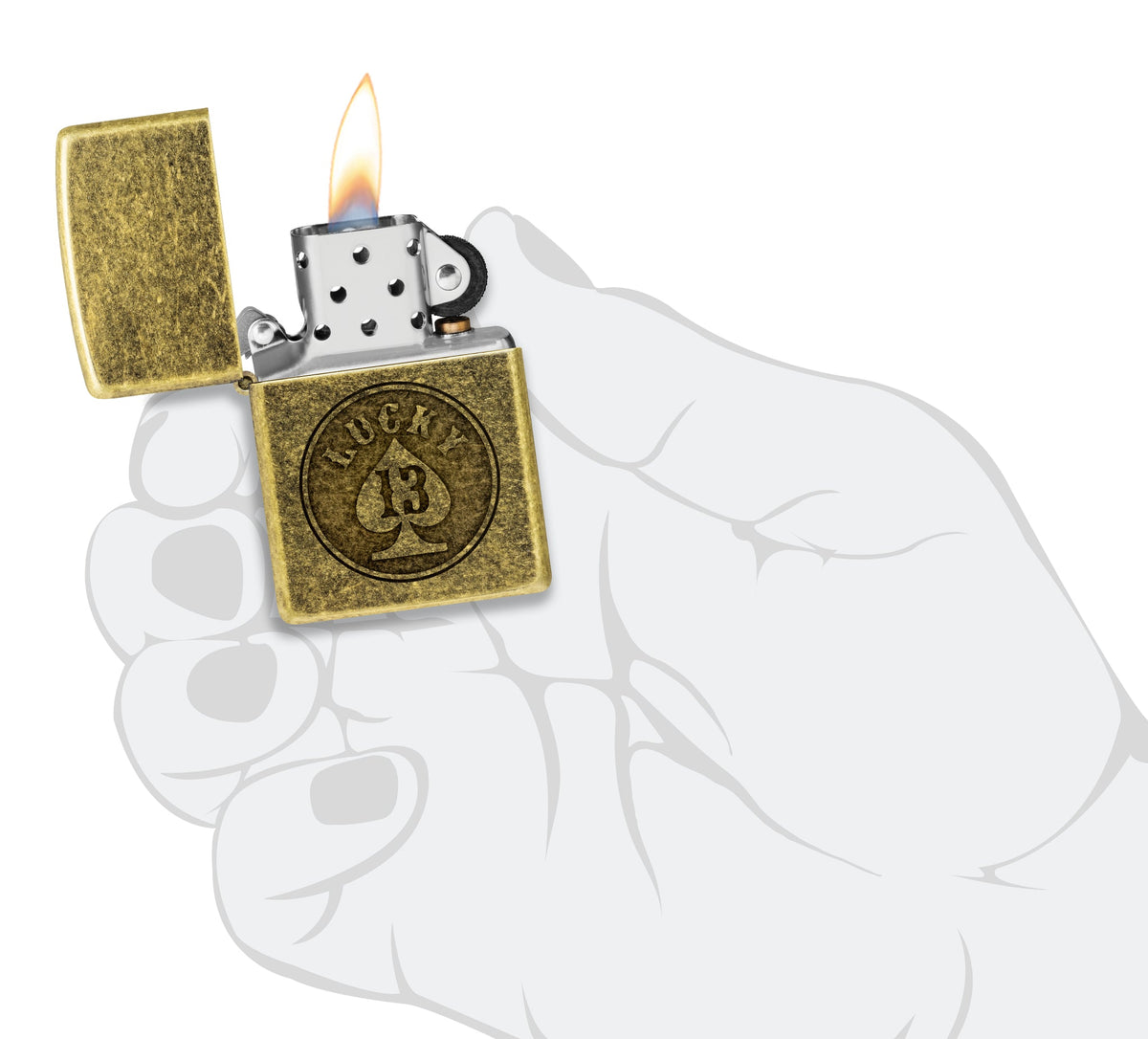 Zippo Upaljač Lucky 13 – slika 6