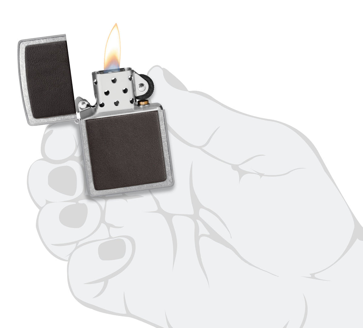 Zippo Upaljač 46782 Leather Emblem – slika 3