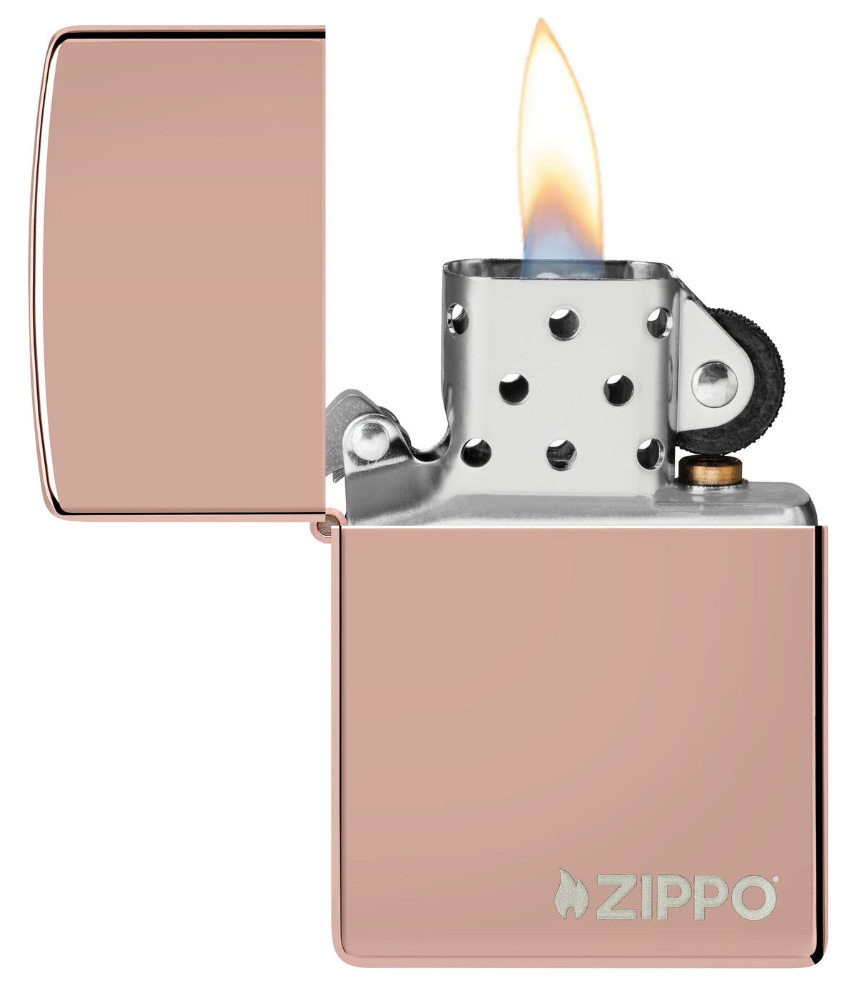 Zippo Upaljač 49190ZL High Polish Rose Gold sa Logom – slika 4