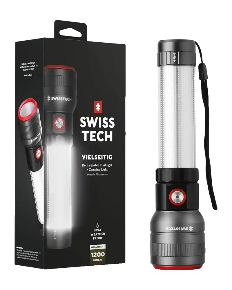 Swiss+Tech Punjiva Baterijska Lampa i Fenjer 1200 lm