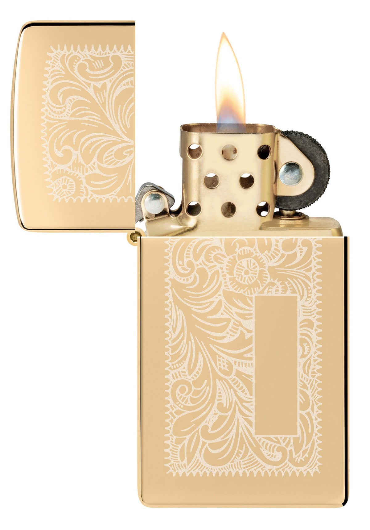 Zippo Upaljač 1652B Slim Venetian Brass – slika 3