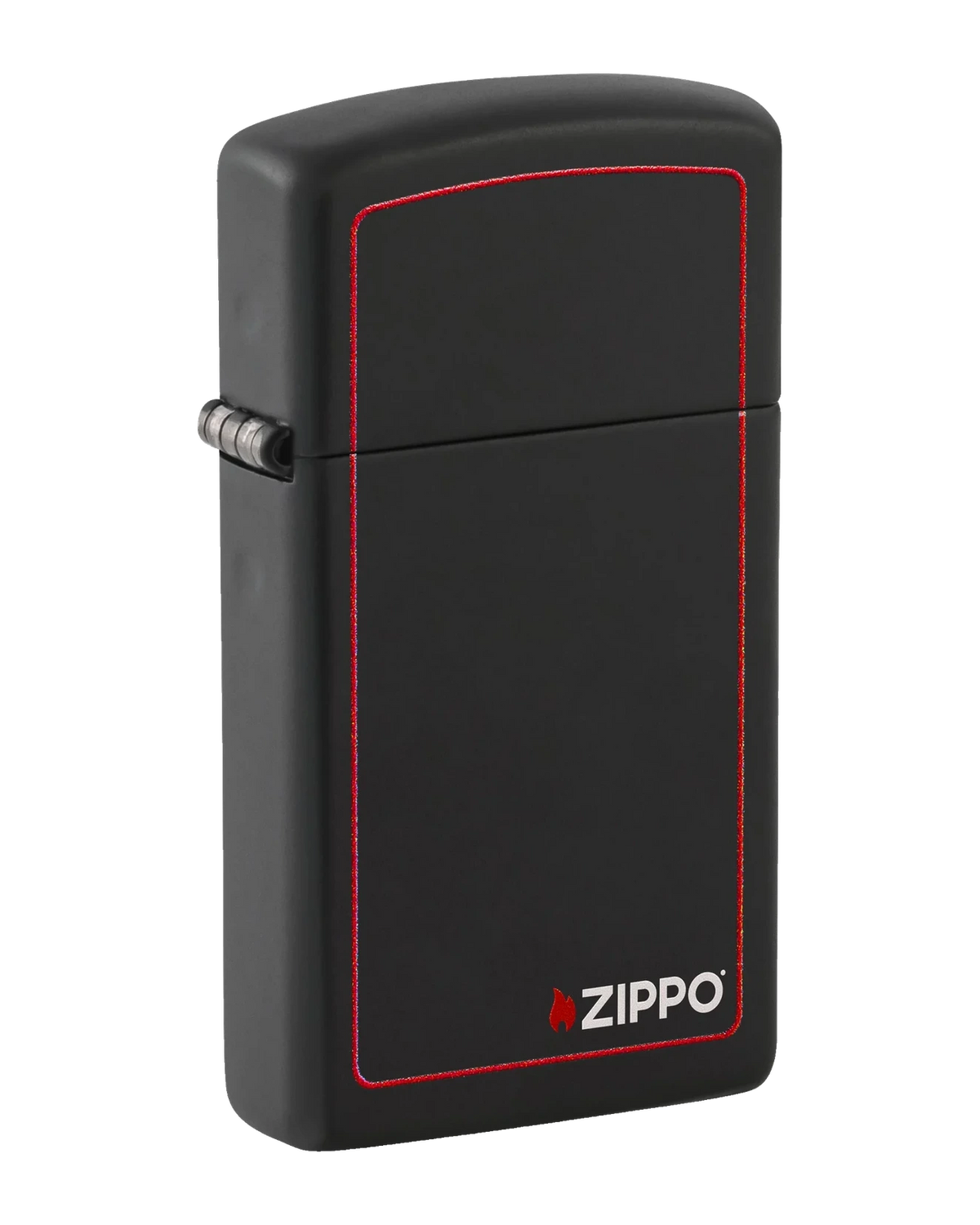 Zippo Slim Black Matte Red Border Upaljač