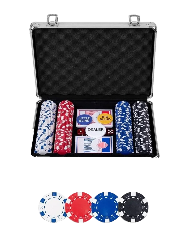 Engelhart Poker Set u Metalnoj Kutiji 200 Čipova (11,5g)