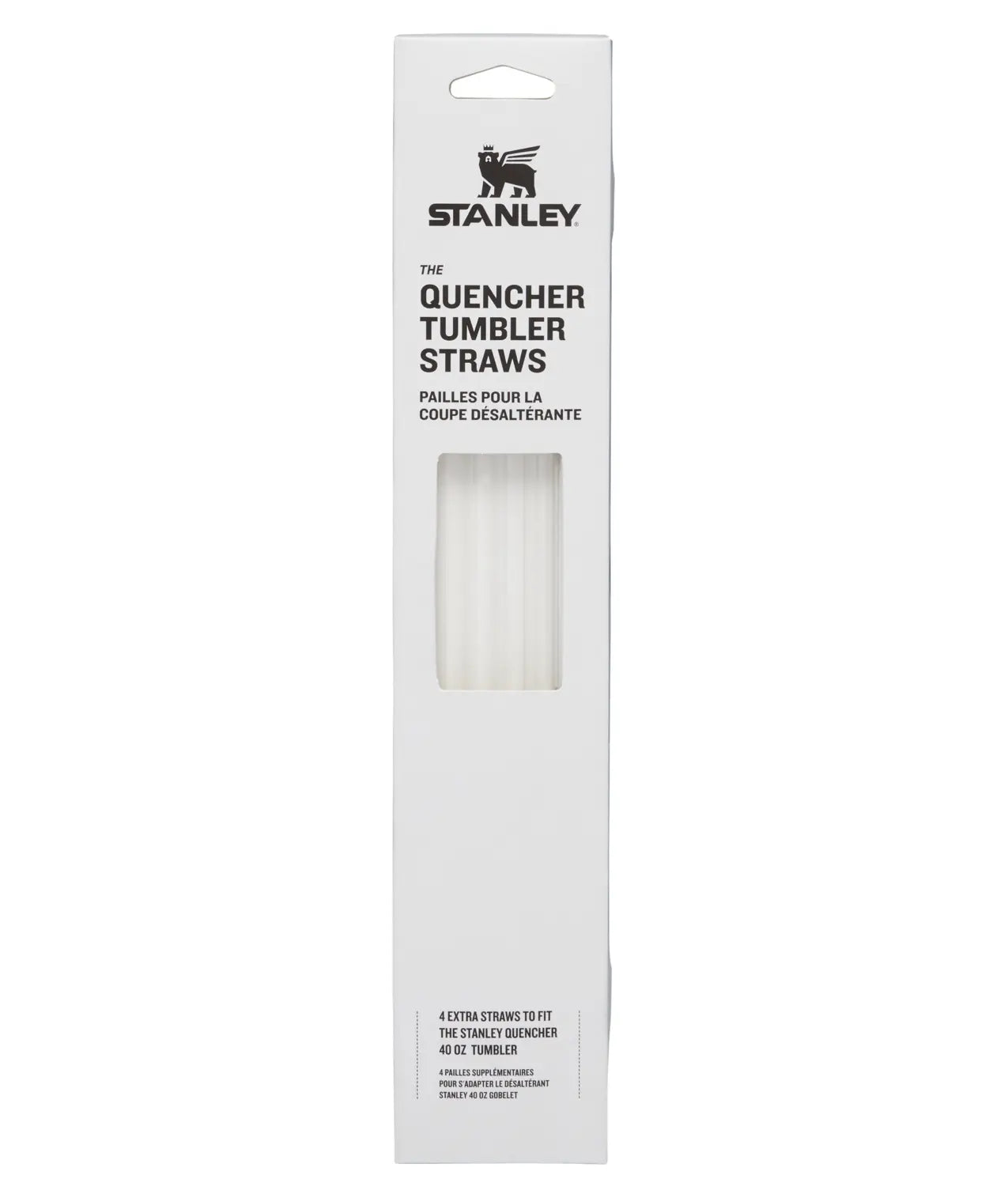 The Quencher Travel Tumbler Straws 40oz 4-Pack Clear-1