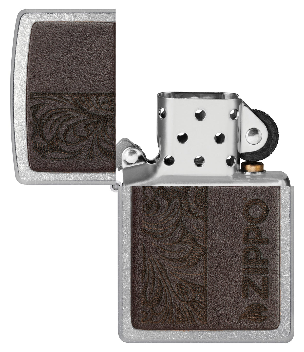 Zippo Upaljač 46920 Leather Emblem Design – slika 5