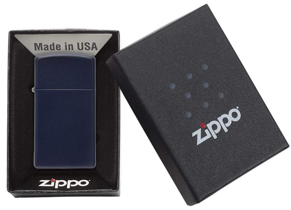 Zippo Upaljač 1639 Slim Blue Matte – slika 6