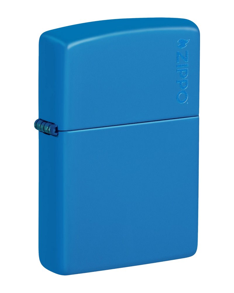 Zippo Sky Blue Matte Upaljač sa Logom