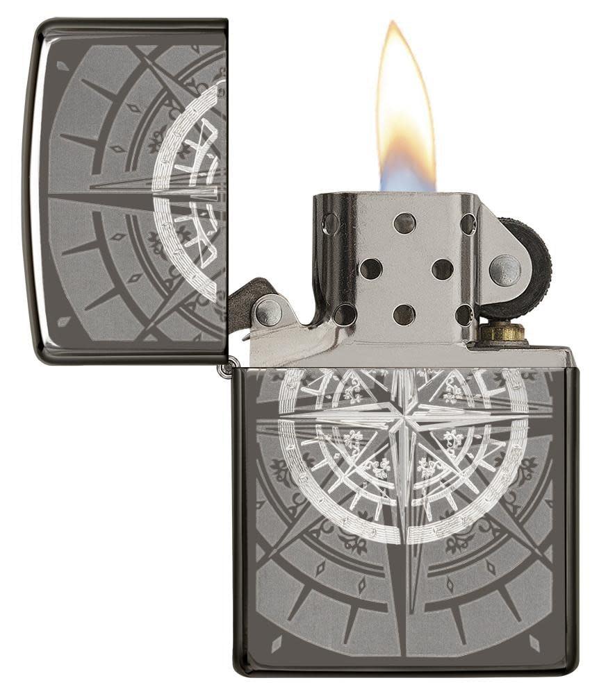 Zippo Upaljač 29232 Black Ice Compass – slika 2