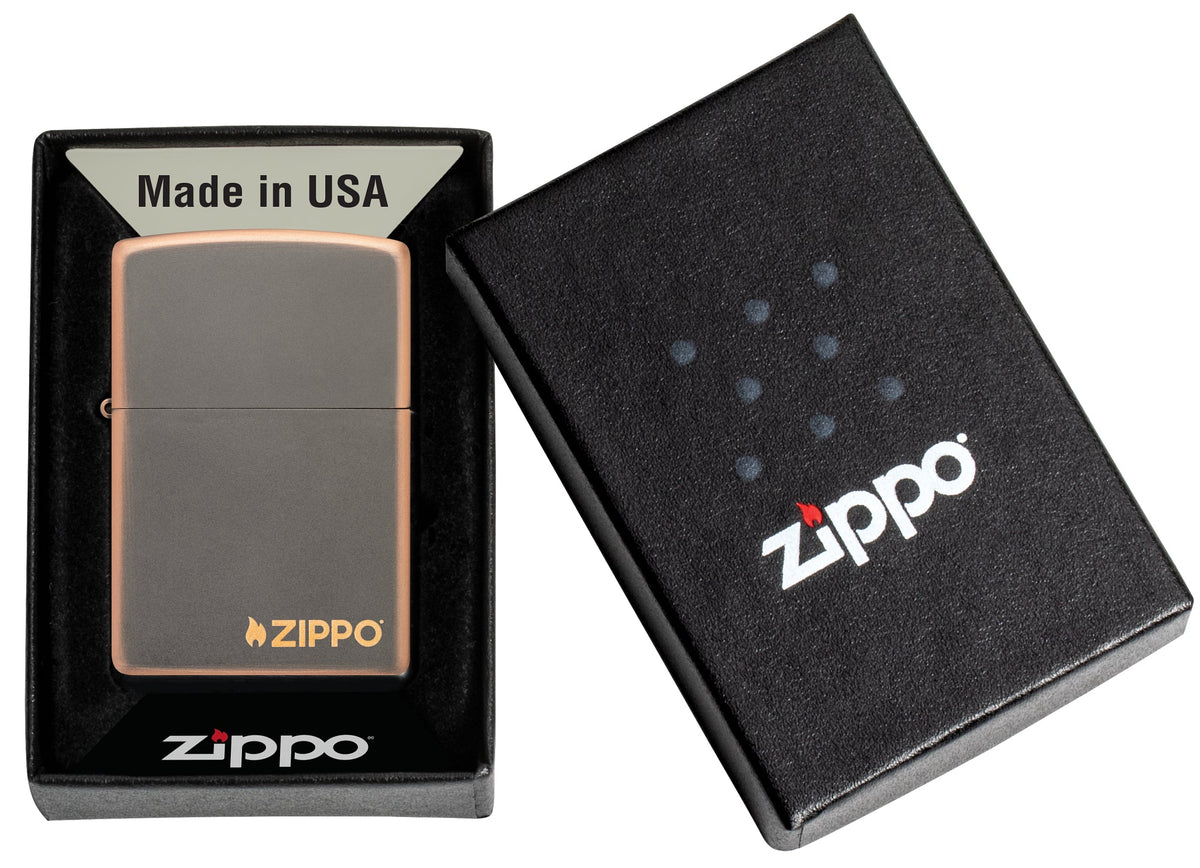 Zippo Upaljač 49839ZL Rustic Bronze sa Logom – slika 7