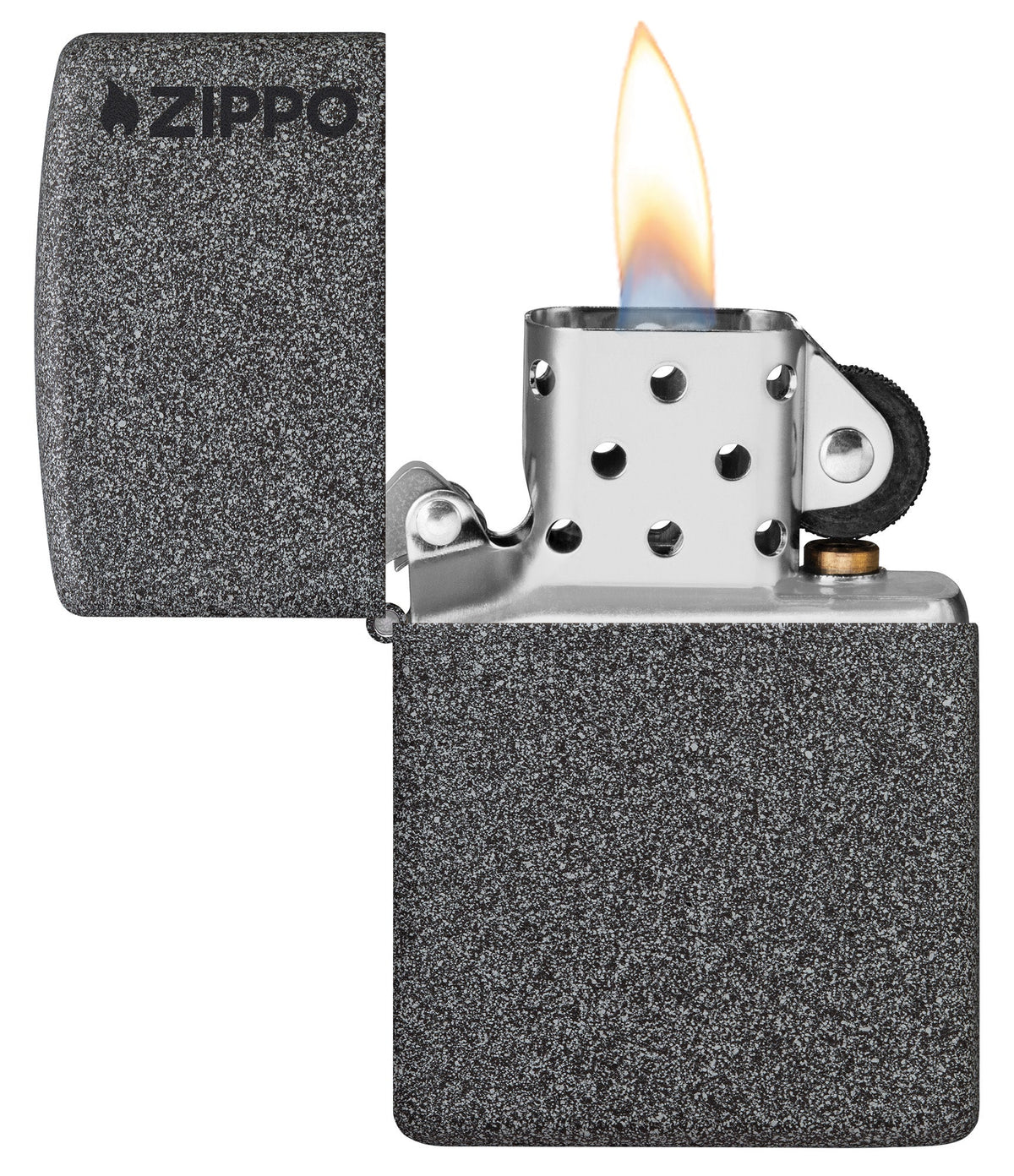 Zippo Upaljač 211ZL Iron Stone Logo – slika 4