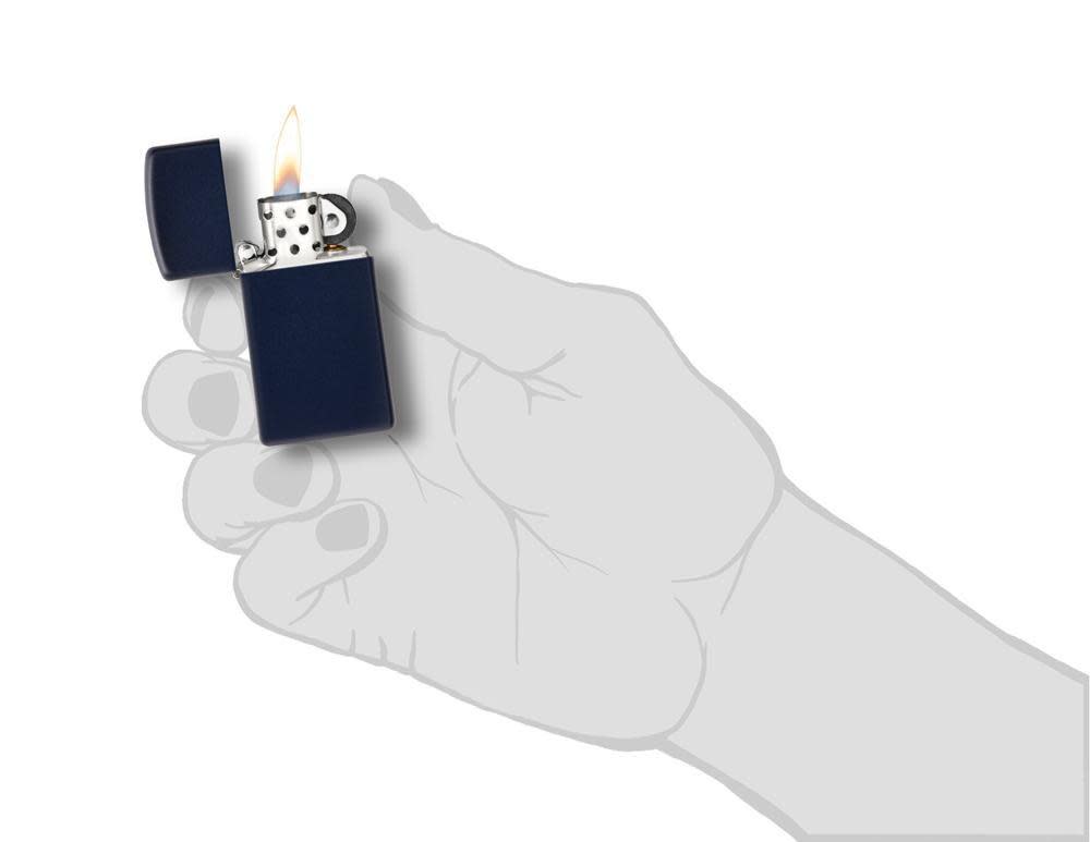 Zippo Upaljač 1639 Slim Blue Matte – slika 5