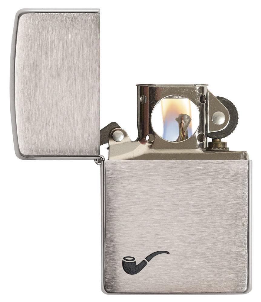 Zippo Upaljač 200PL Brush Finish Pipe – slika 3