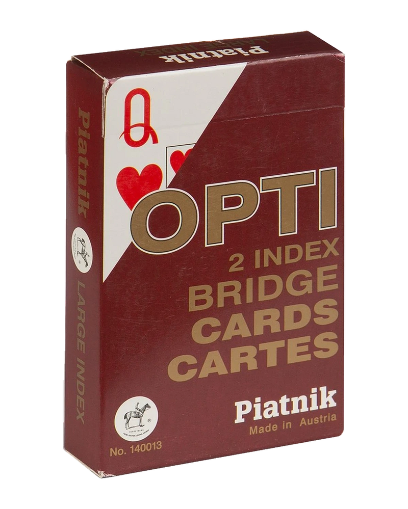 Piatnik Opti Bridge Jumbo Index Karte