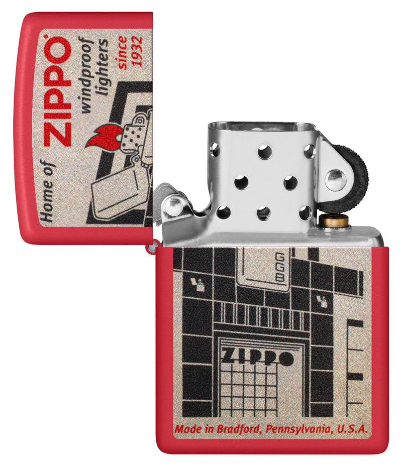 Zippo Upaljač 233 Red Matte