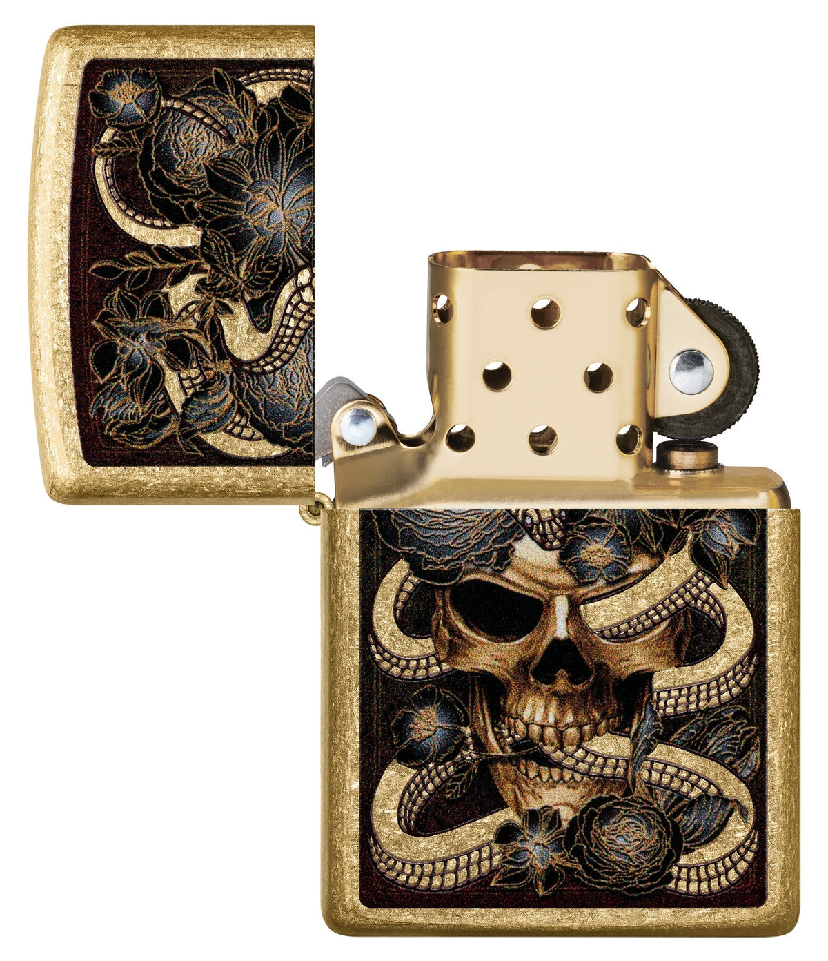Zippo Upaljač 49477 Tumbled Brass – slika 7