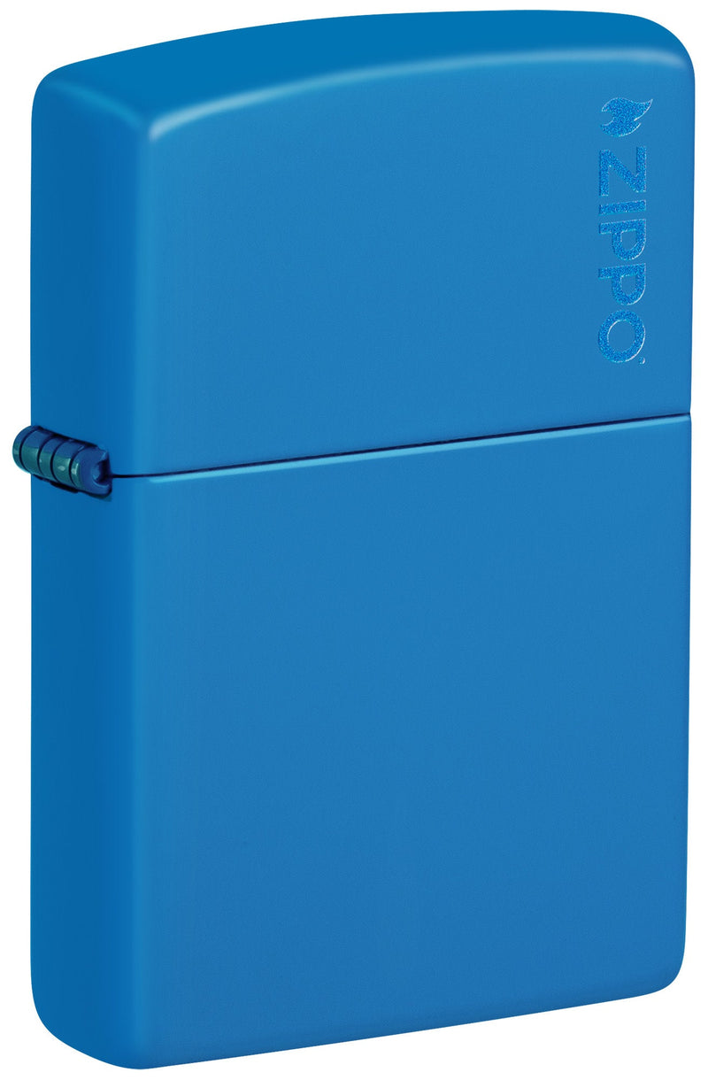 Zippo Upaljač 48628ZL Sky Blue Matte sa Logom