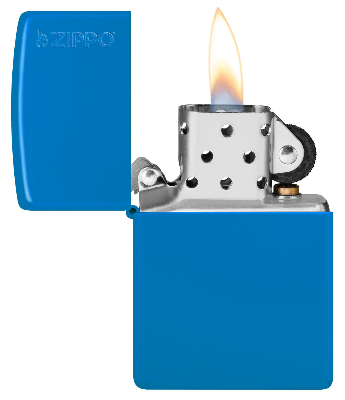Zippo Upaljač 48628ZL Sky Blue Matte sa Logom – slika 3